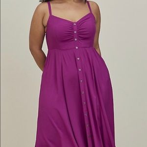 Torrid size 1 mauve dress